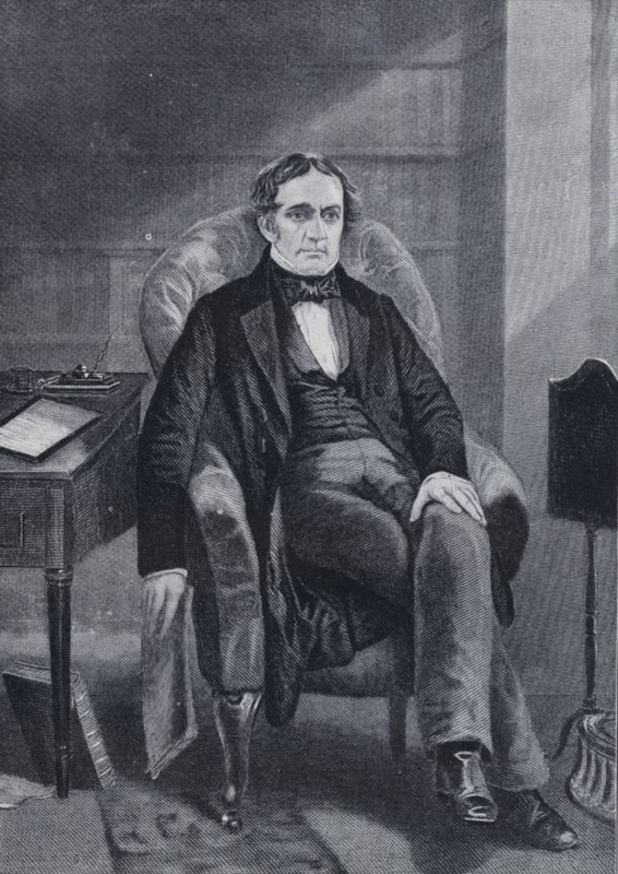 William Hickling Prescott (foto a p/b) de English Photographer
