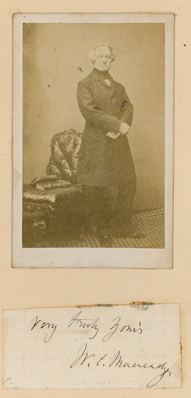 William Macready, ator de English Photographer