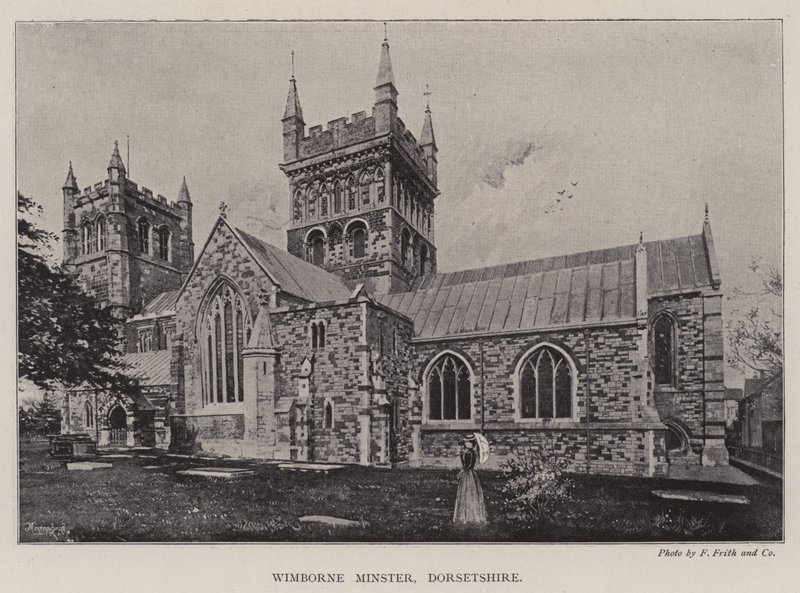 Wimborne Minster, Dorsetshire de English Photographer