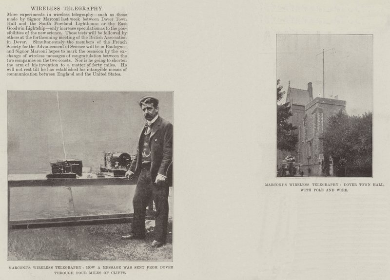 Telegrafia sem fio de English Photographer