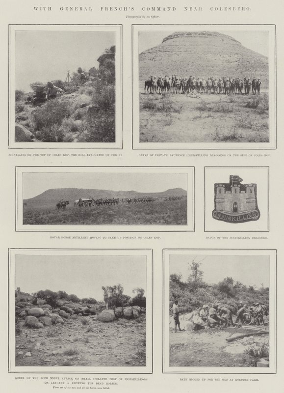 Com o Comando Geral dos Franceses perto de Colesberg de English Photographer