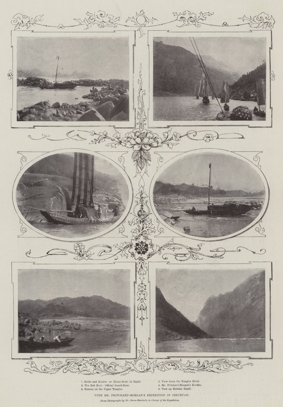 Com o Sr. Pritchard-Morgans Expedition em Szechuan de English Photographer