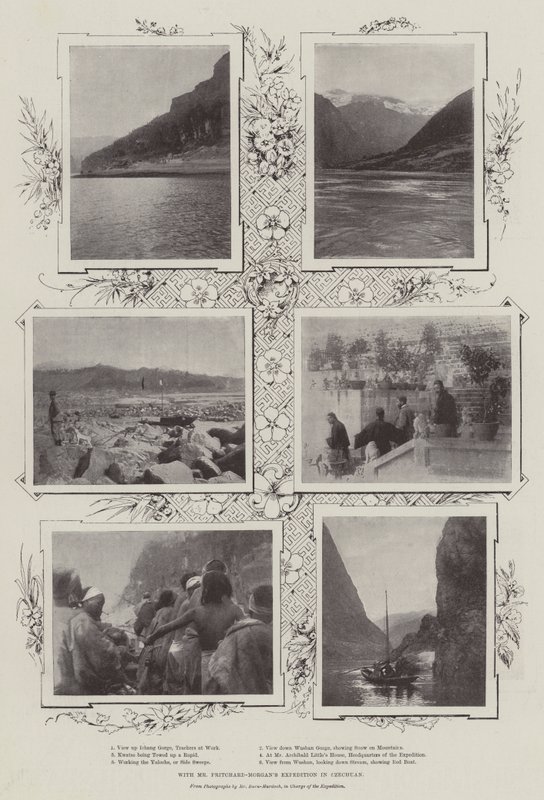 Com o Sr. Pritchard-Morgans Expedition em Szechuan de English Photographer