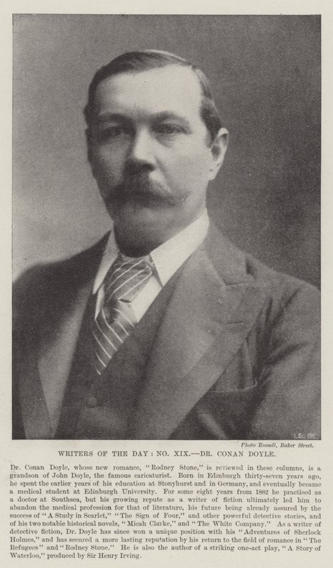 Escritores do Dia, Dr. Conan Doyle de English Photographer