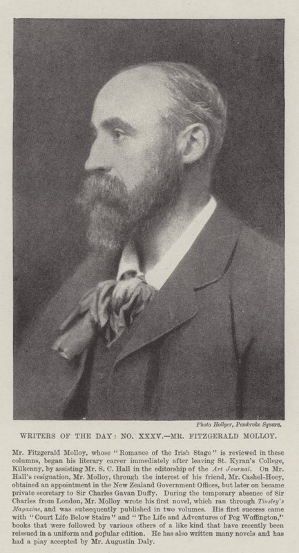 Escritores do Dia, Sr. Fitzgerald Molloy de English Photographer
