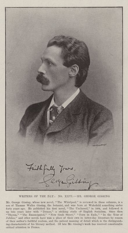 Escritores do Dia, Sr. George Gissing de English Photographer