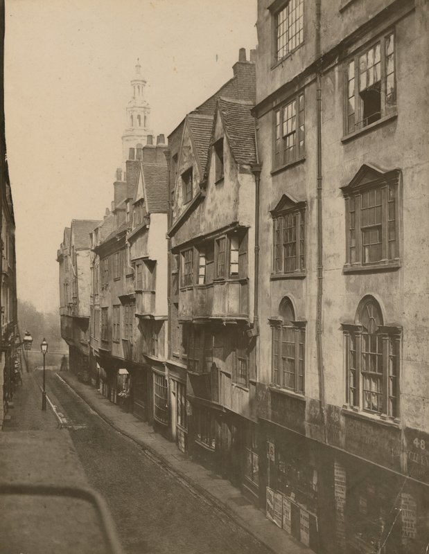 Wych Street, lado sul, olhando para o leste, Londres de English Photographer