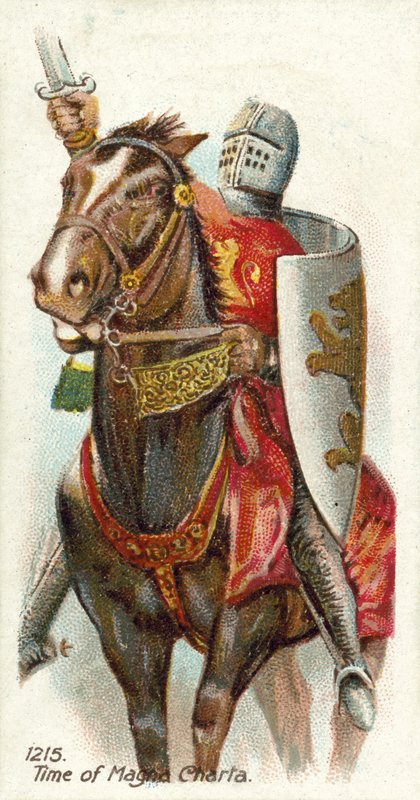 1215, época da Magna Charta de English School