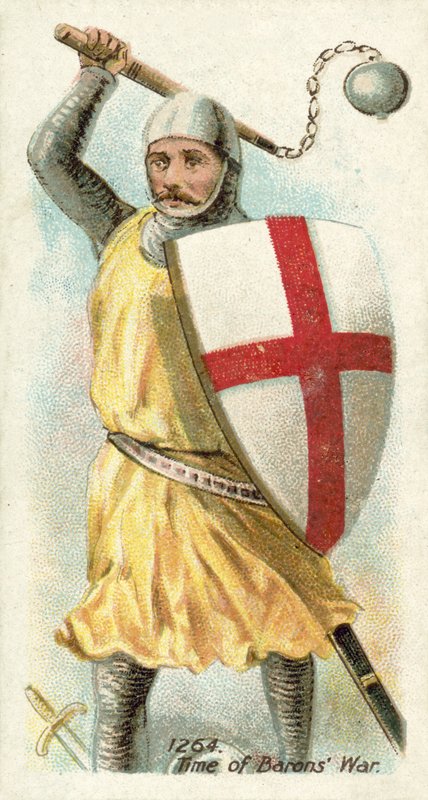 1264, época da guerra dos barões de English School