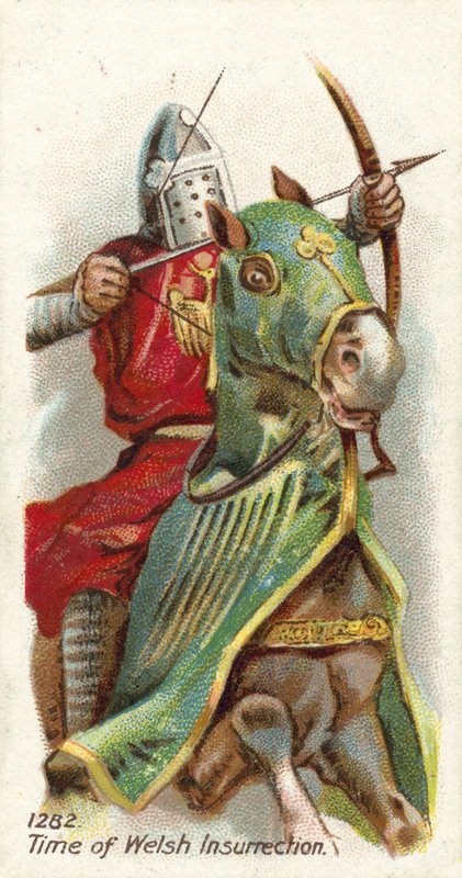 1282, época da insurreição galesa de English School