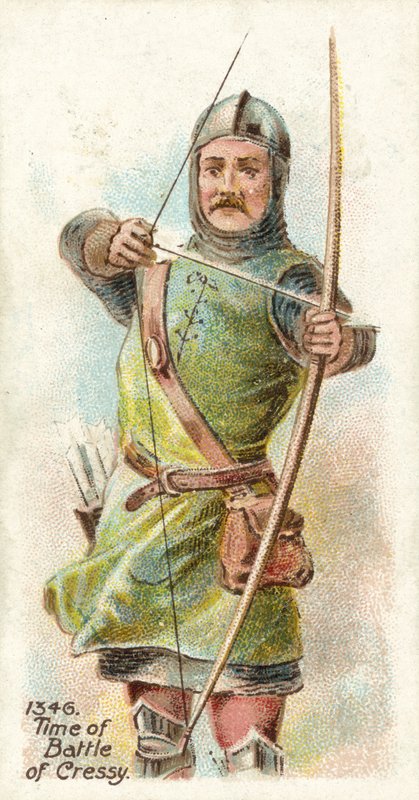 1346, hora da batalha de Cressy de English School