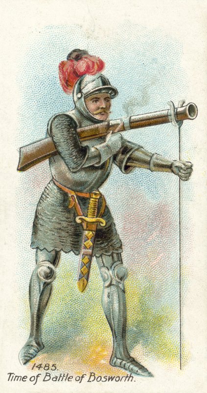 1485, hora da batalha de Bosworth de English School
