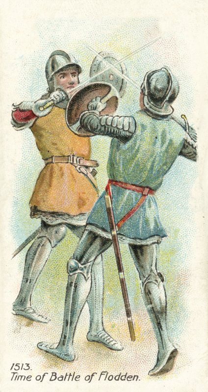 1513, hora da batalha de Flodden de English School