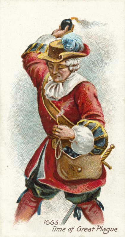 1665, época da grande peste de English School