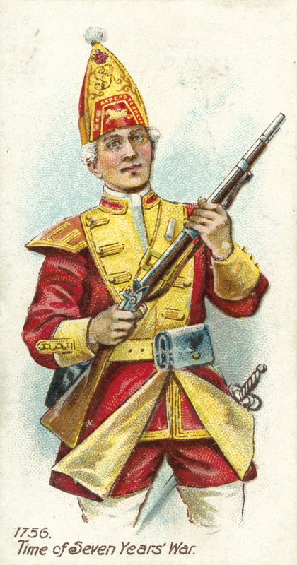 1756, época da guerra dos sete anos de English School