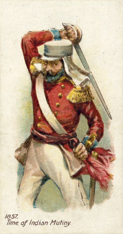 1857, época do motim indiano de English School