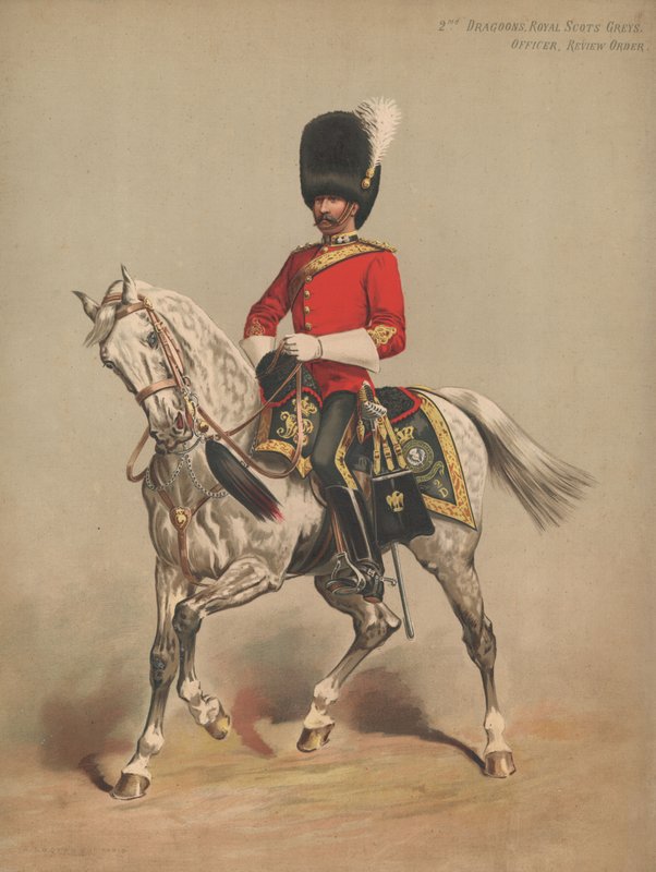 2º Dragões, Royal Scots Greys, Oficial, Ordem de Revisão de English School