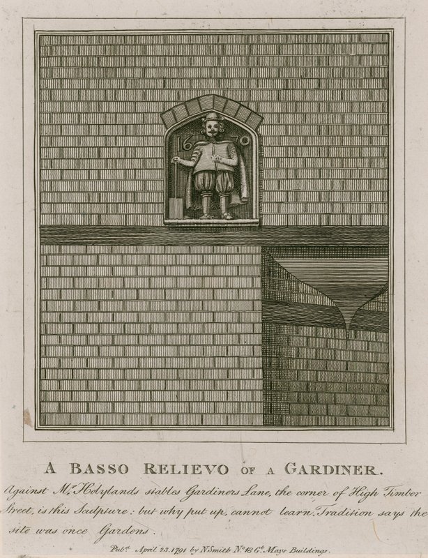 Um Basso Relievo de um Gardiner de English School