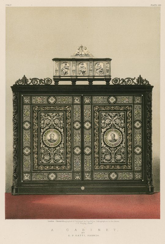 Um gabinete por GB Gatti, Faenza de English School