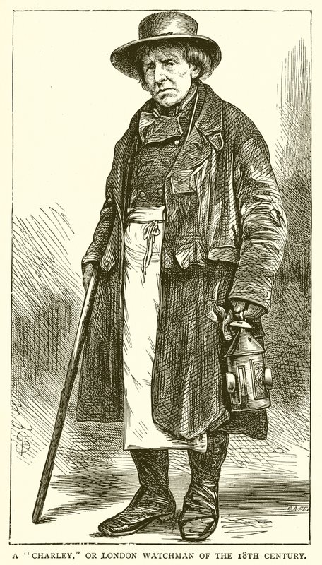 Um Charley, ou Vigilante de Londres do século XVIII de English School