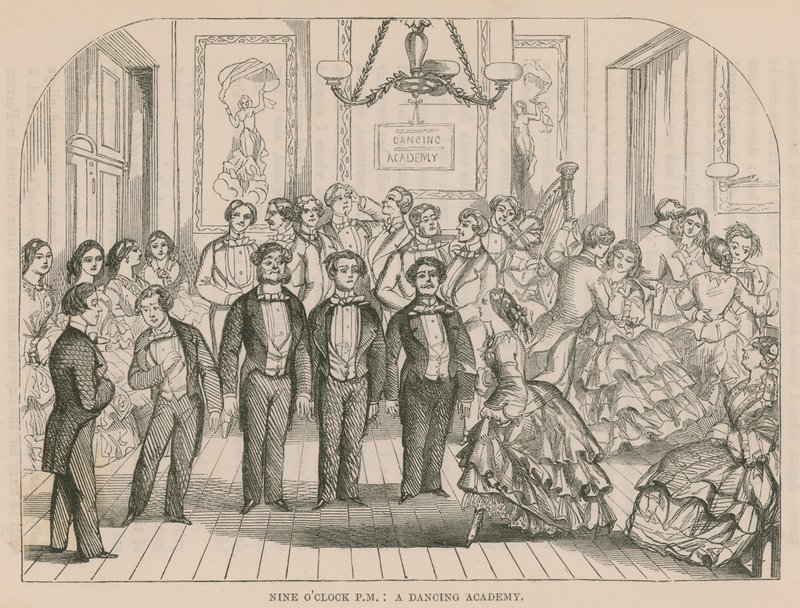 Uma academia de dança de English School