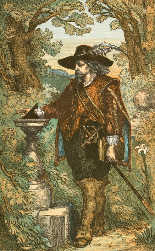Um cavalheiro do período Stuart de English School