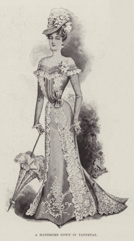 Uma Bata Bonita em Taffetas (litho) de English School