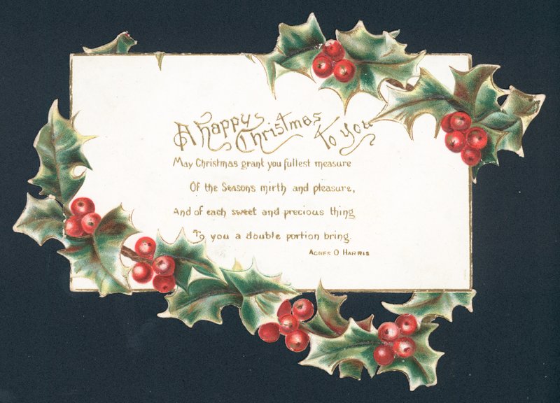 Um feliz Natal para você - cartão de Natal de English School