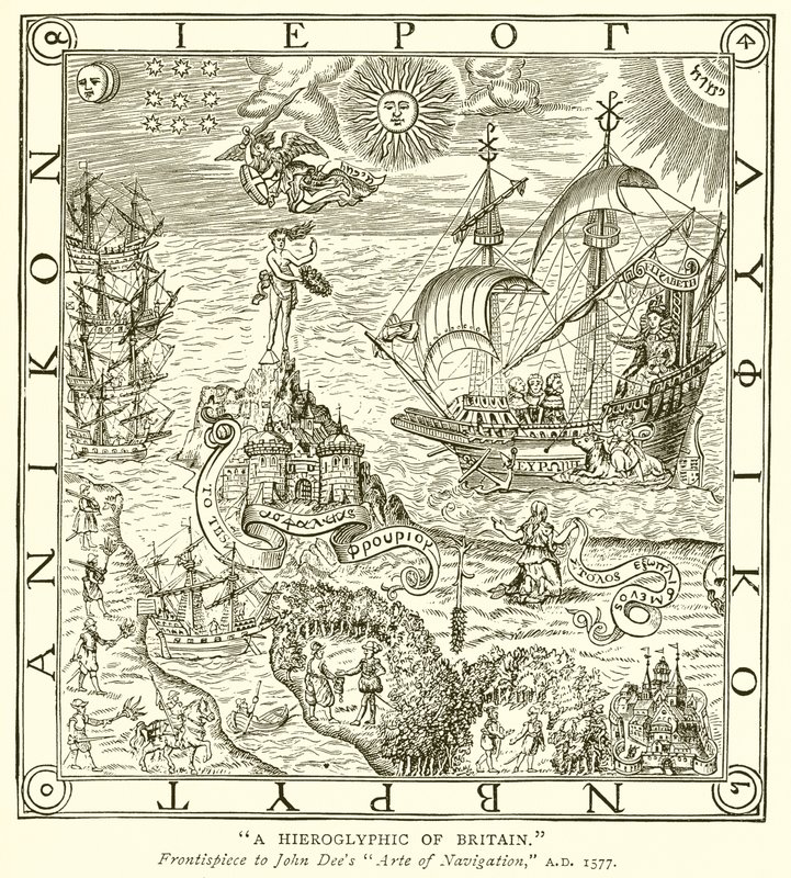 Um hieróglifo da Grã-Bretanha de English School