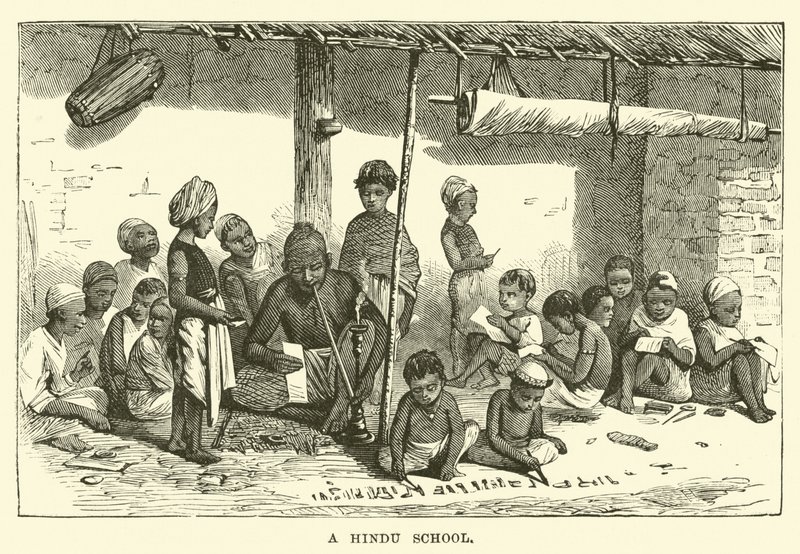 Uma escola hindu de English School