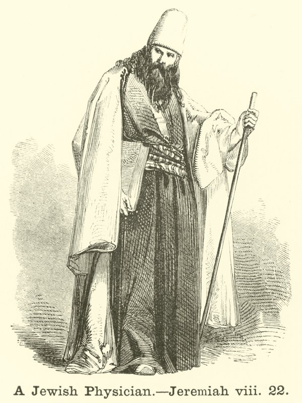 Um médico judeu, Jeremiah, viii, 22 de English School