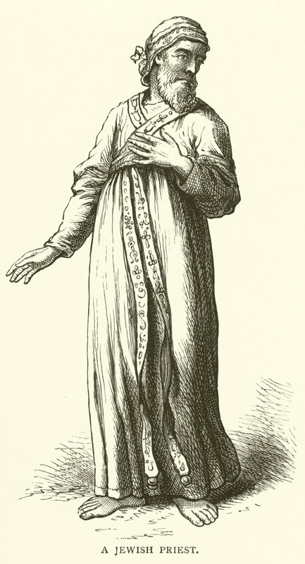 Um sacerdote judeu (gravura) de English School