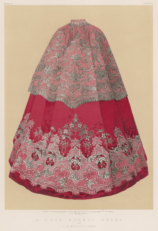 Um vestido de renda por JB Bouillet, Paris de English School