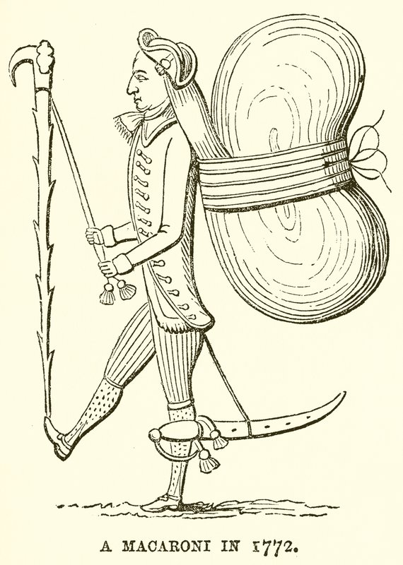 Macarrão em 1772 de English School