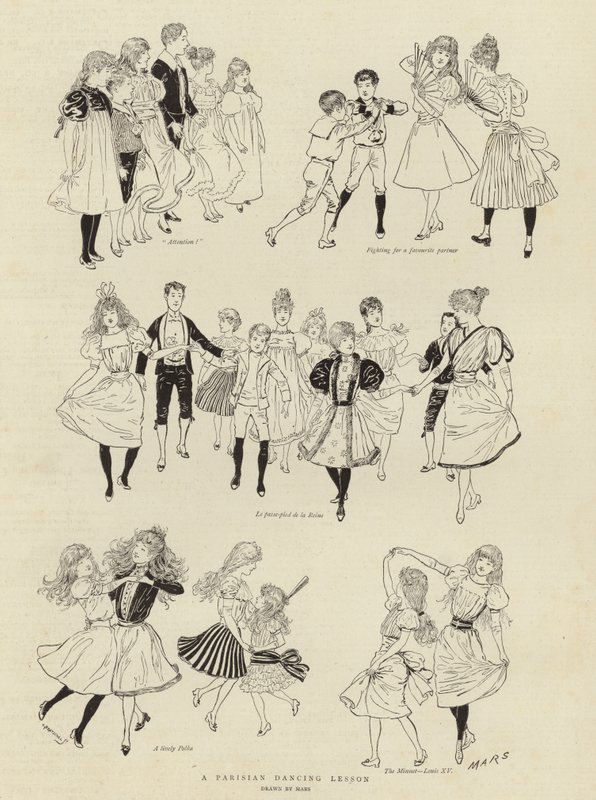 Uma lição de dança parisiense de English School