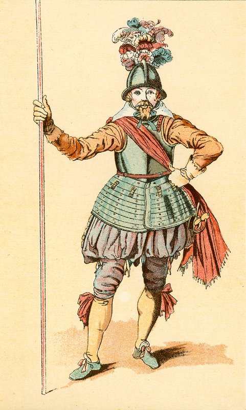 Um pikeman de English School