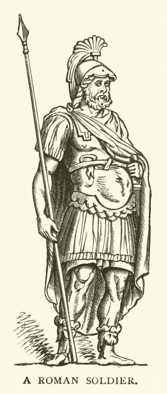Um Soldado Romano (gravura) de English School