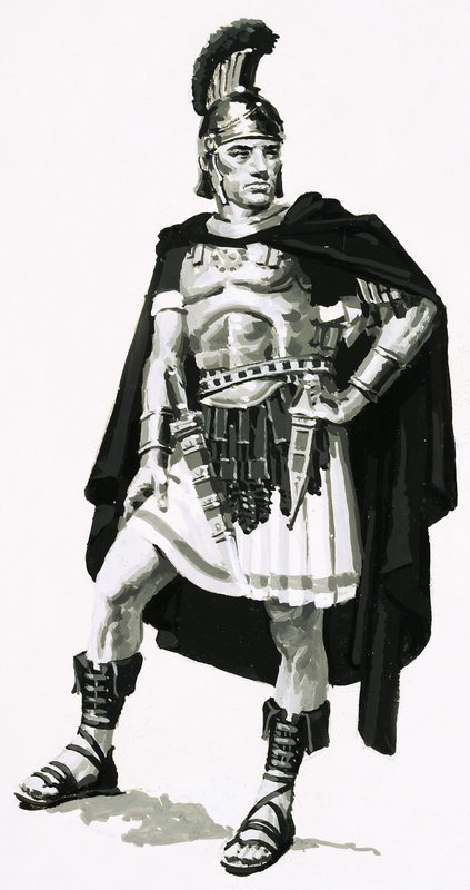 Um legionário romano de English School