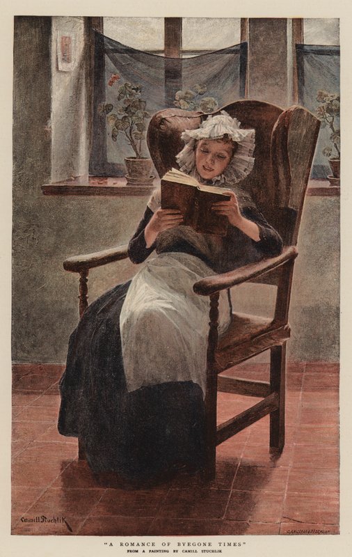 Um Romance de Tempos Livres (chromolitho) de English School