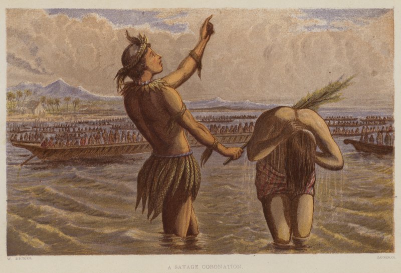 Uma Coroação Selvagem (cor litho) de English School