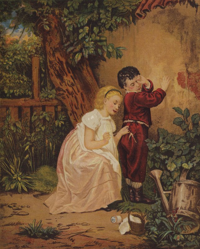 Um ponto no tempo (chromolitho) de English School