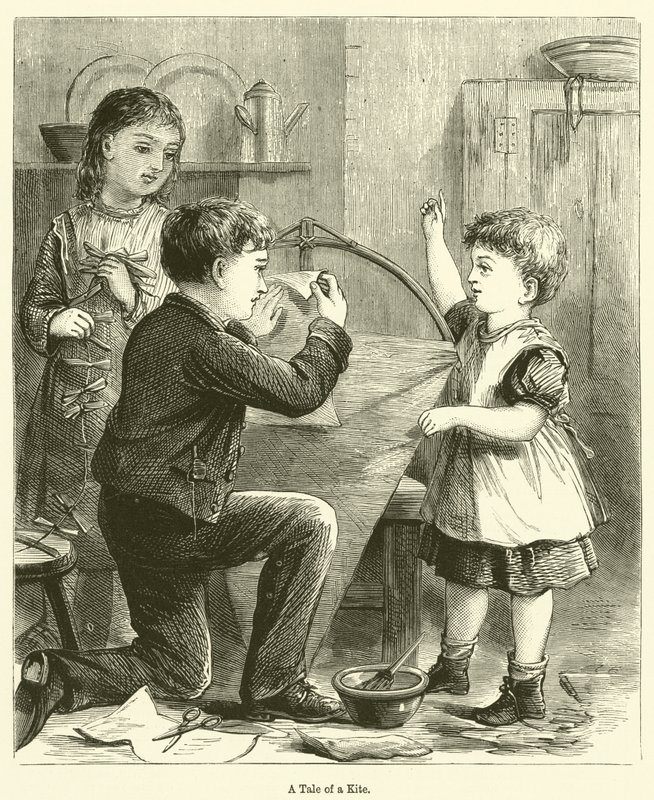 A Tale of a Kite (gravura) de English School