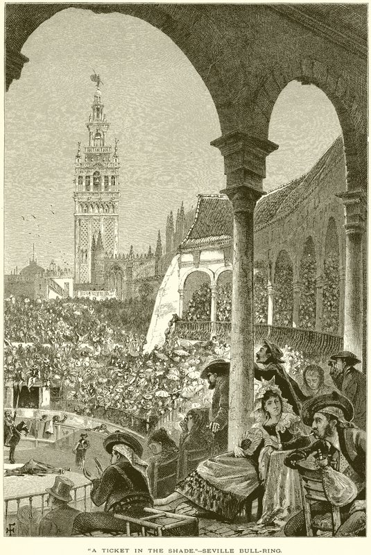 Um bilhete na sombra. - Sevilha Bull-Ring de English School