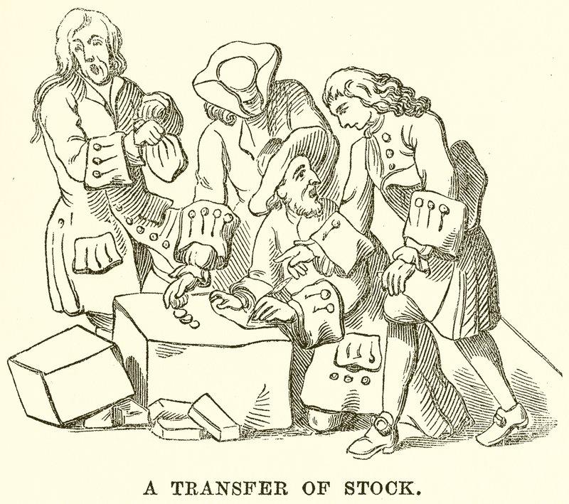 Uma transferência de estoque de English School