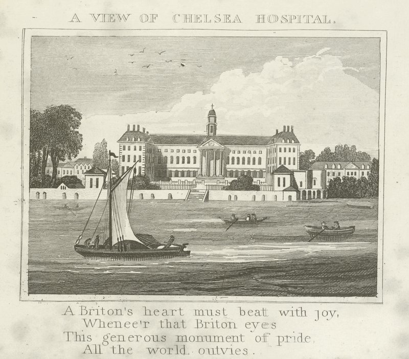 Uma visão do Hospital Chelsea de English School