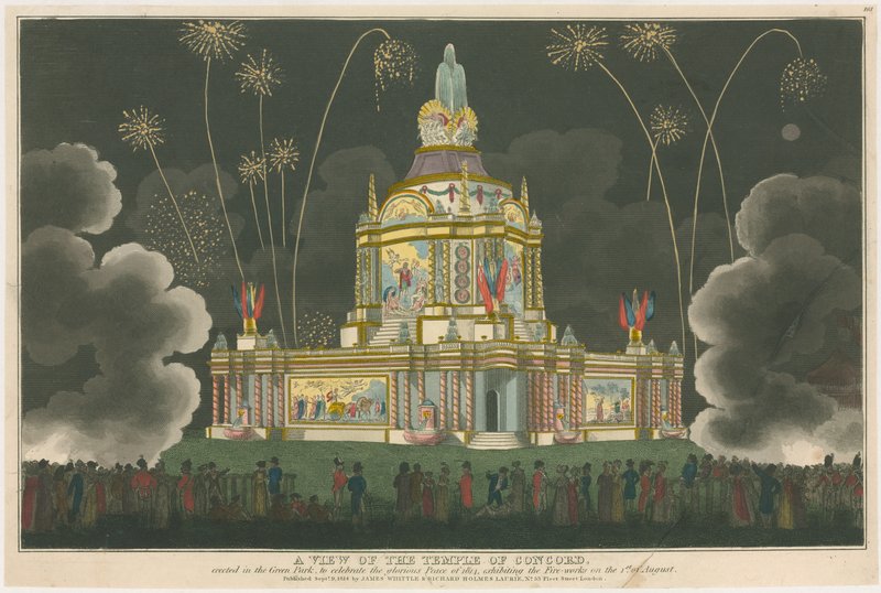 Uma visão do templo da Concórdia de English School
