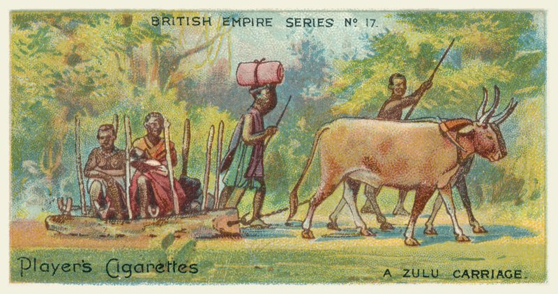Uma carruagem zulu de English School
