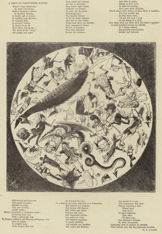 Uma gota de água de pantomima de English School