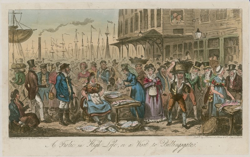 Uma brincadeira na vida alta, ou uma visita ao Billingsgate de English School