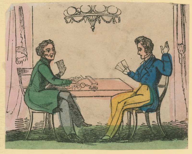 Um jogo de cartas de English School